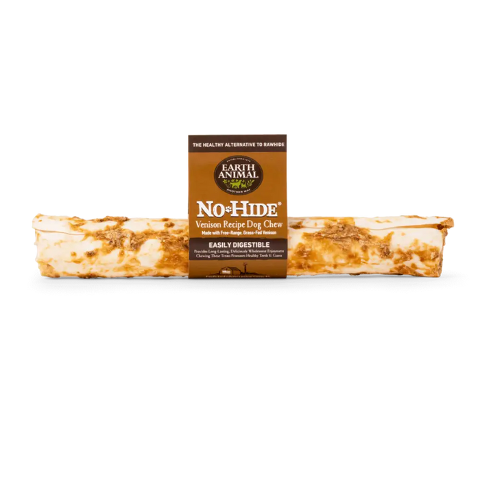 Earth Animal No-Hide Venison Chew - Large - Natural Dog Chew