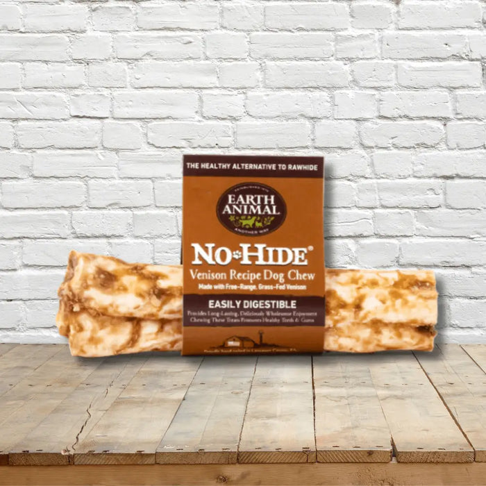 Earth Animal No-Hide Venison Chew - Medium - Natural Dog Chew