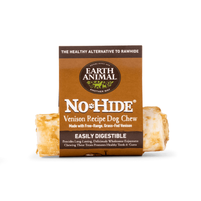 Earth Animal No-Hide Venison Chew - Small - Natural Dog Chew