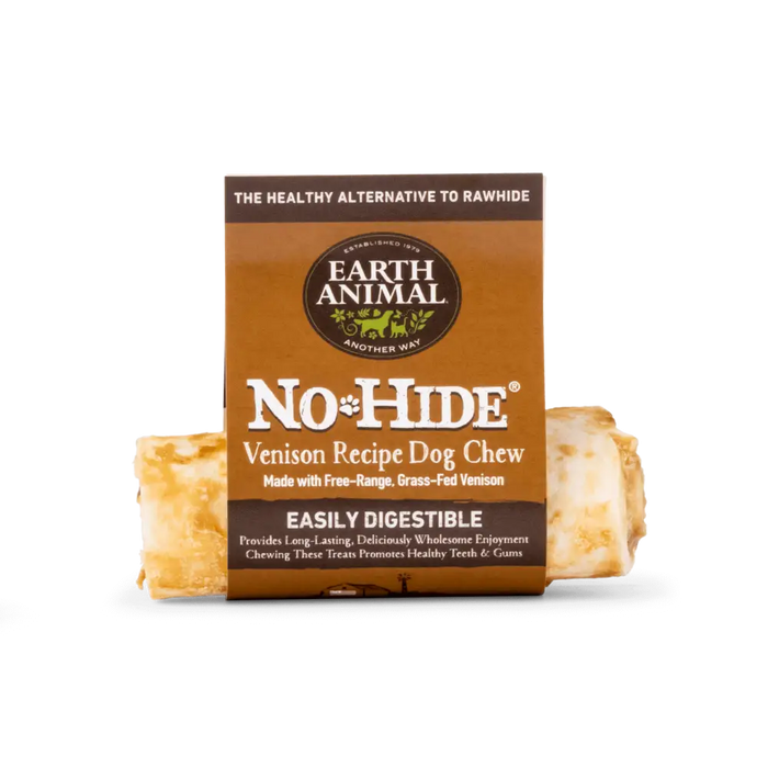 Earth Animal No-Hide Venison Chew - Small - Natural Dog Chew