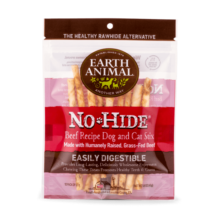 Earth Animal No-Hide Wholesome Beef Stix - Natural Dog Chew