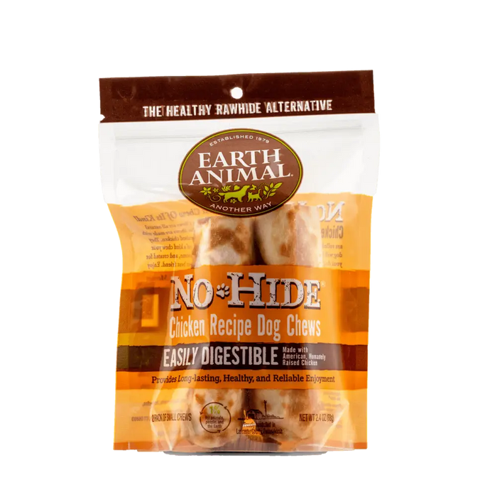 Earth Animal No-Hide Wholesome Chicken Chew - 2 Pack - Natural Dog Chew