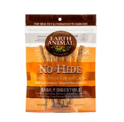 Earth Animal No-Hide Wholesome Chicken Stix - Natural Dog Chew