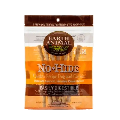 Earth Animal No-Hide Wholesome Chicken Stix - Natural Dog Chew