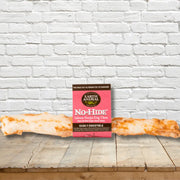 Earth Animal No-Hide salmon chew, large curved bone in papaya flavor