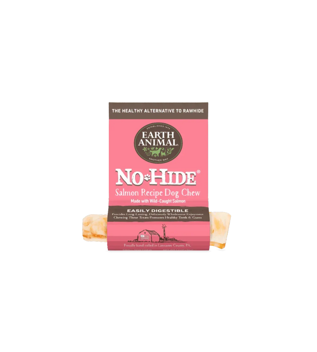 Earth Animal No-Hide Wholesome Salmon Chew - Small - Natural Dog Chew