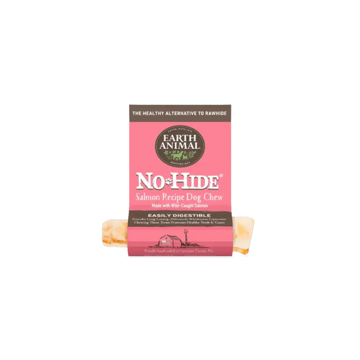 Earth Animal No-Hide Wholesome Salmon Chew - Small - Natural Dog Chew