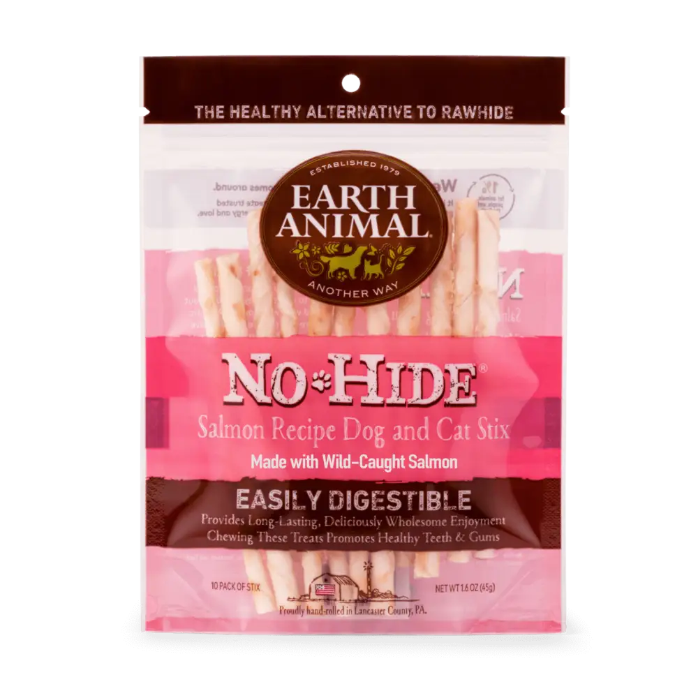 Earth Animal No-Hide Wholesome Salmon Stix - Natural Dog Chew