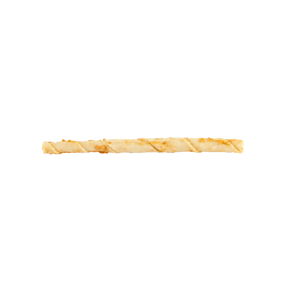 Cream-colored marble pen with gold accents, complementary to Earth Animal No-Hide Wholesome Salmon Stix packaging