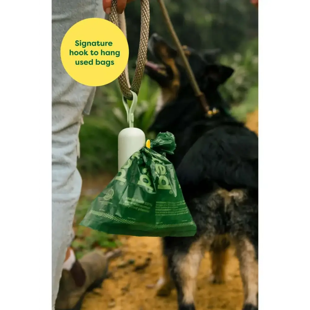 Earth Rated green leash dispenser with 15 unscented bags