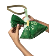 Earth Rated green hot water bottle with soft fabric cover for warmth