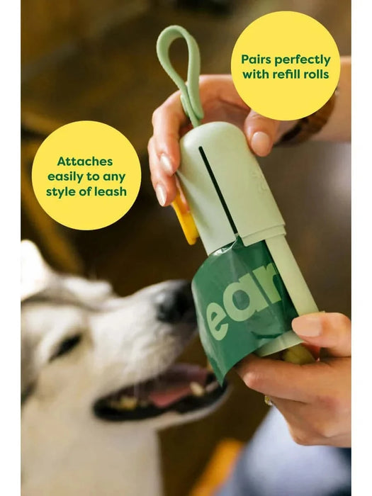 Earth Rated Leash Dispenser with 15 bags Unscented Available At The Pets Larder Natural Pet Shop.