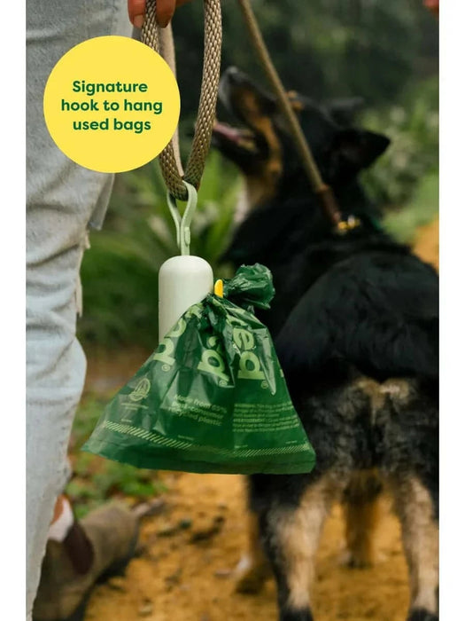 Earth Rated Leash Dispenser with 15 bags Unscented Available At The Pets Larder Natural Pet Shop.