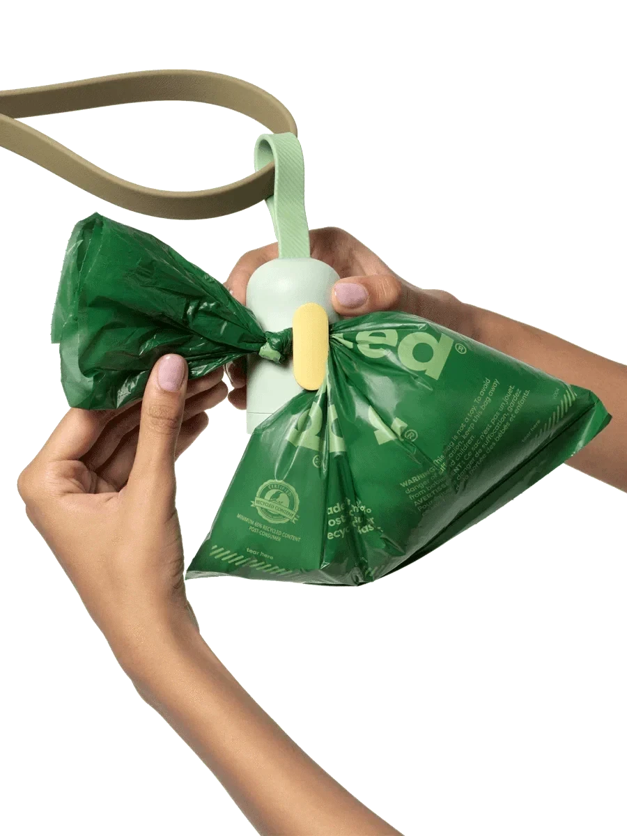 Earth Rated Leash Dispenser with 15 bags Unscented Available At The Pets Larder Natural Pet Shop.