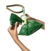 Earth Rated green hot water bottle with soft fabric cover for warmth