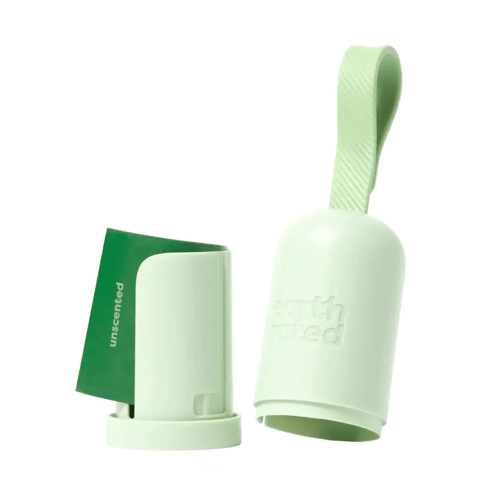 Earth Rated unscented air freshener with flip-top in leash dispenser