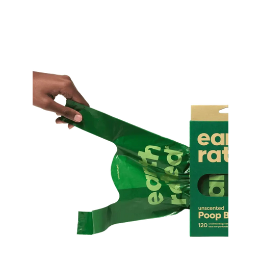 Earth Rated Poop Bags 120 Unscented Tie Handle Bags