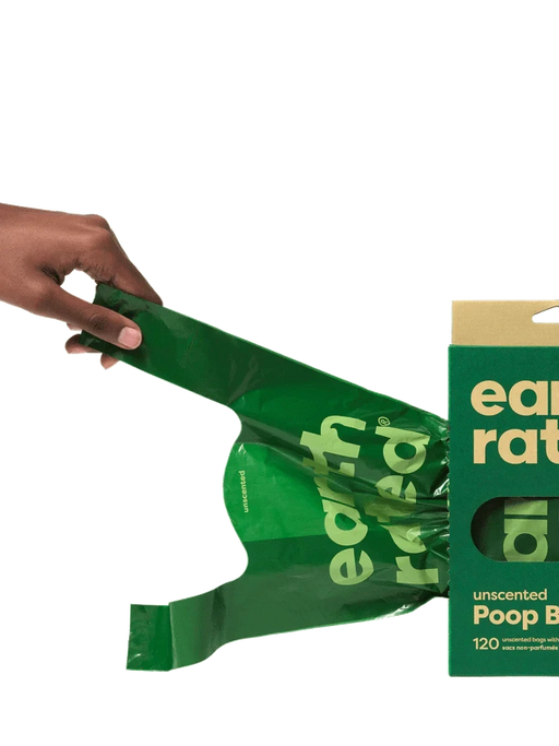 Earth Rated Poop Bags 120 Unscented Tie Handle Bags