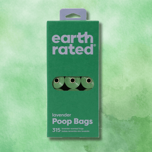 Earth Rated Poop Bags Lavender 315 Bags on 21 Rolls