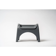 EasyEat 2.0 Charcoal Grey pet feeding station for natural cat food