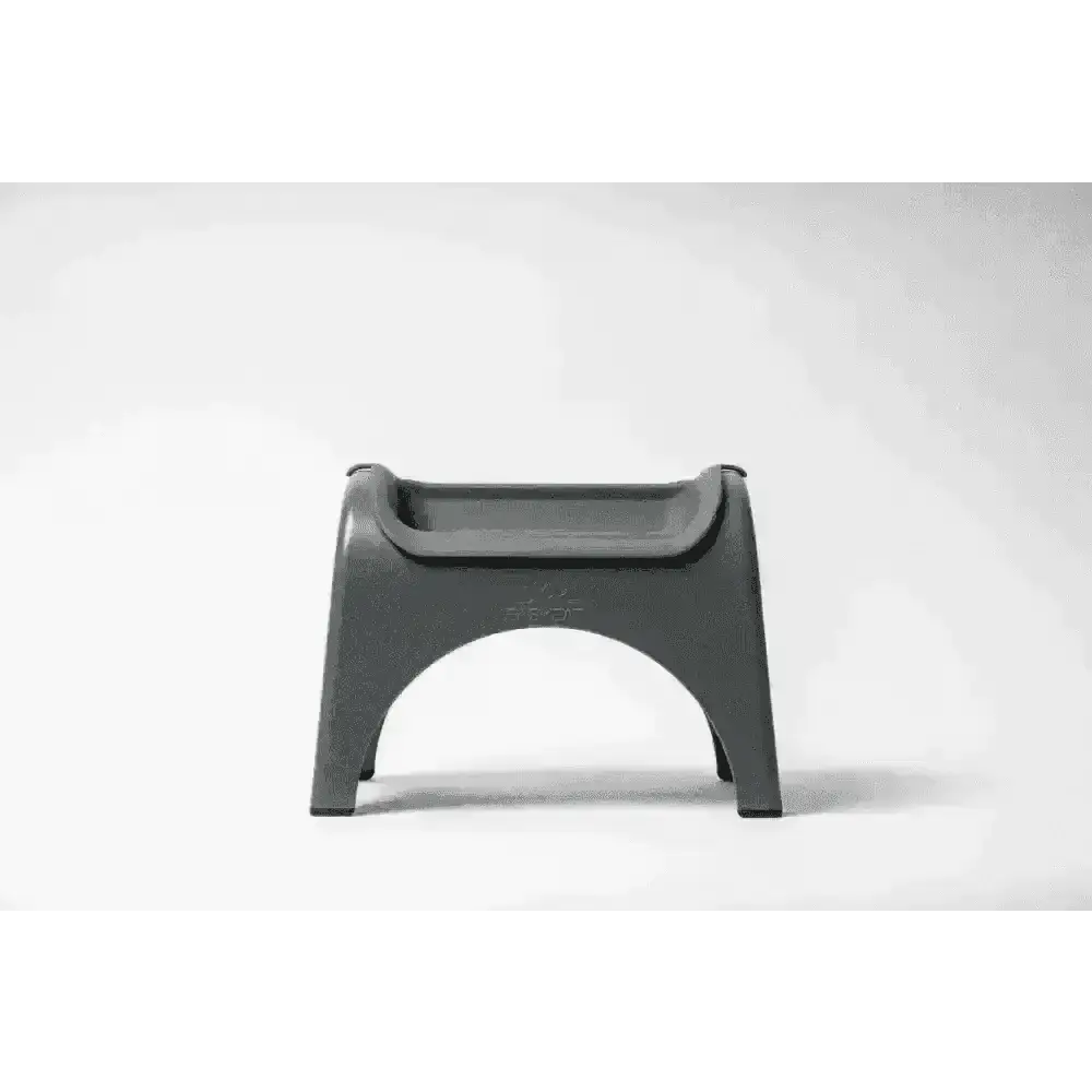 EasyEat 2.0 Charcoal Grey pet feeding station for natural cat food