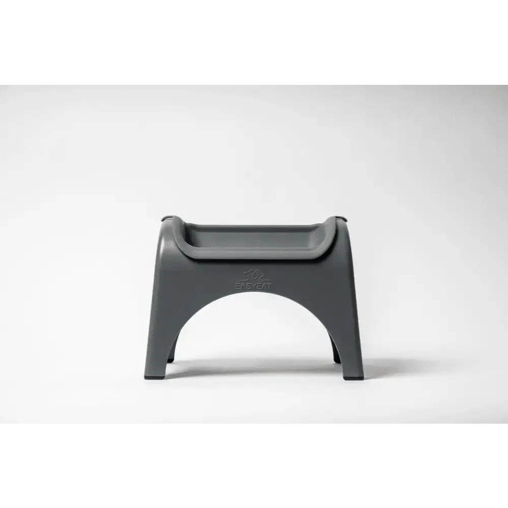 EasyEat 2.0 Charcoal Grey pet feeding station for natural cat food