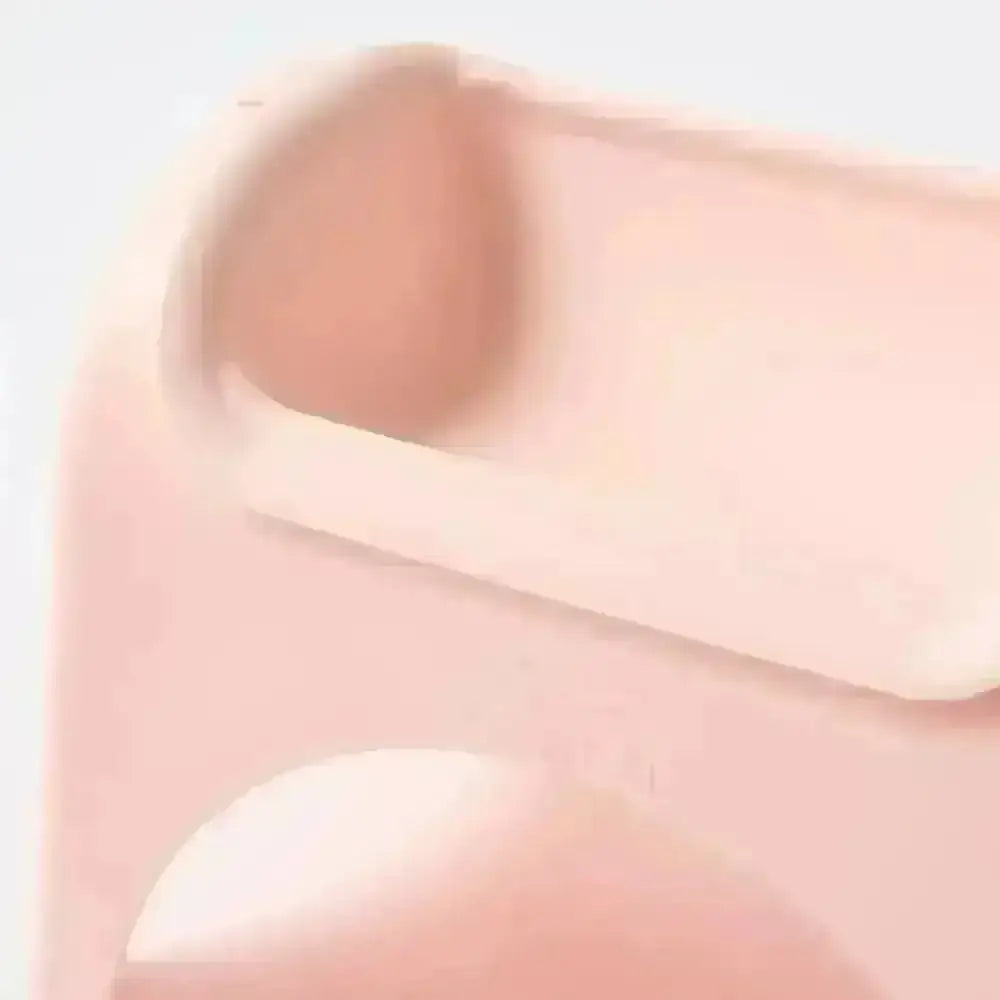 EasyEat 2.0 Rose Pink pastel silicone baby food container with ergonomic design and EasyEat logo