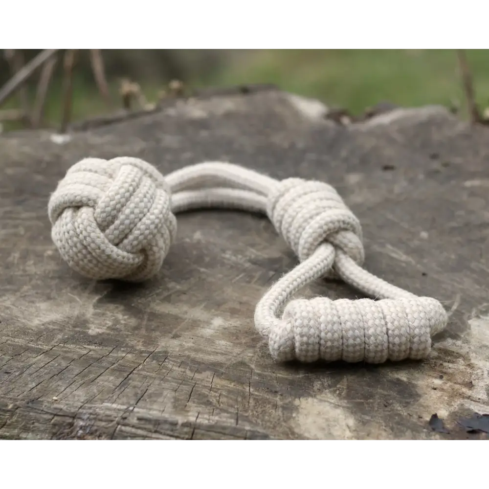 Eco-Friendly Hemp Hand Pull Ball | Natural pet toys