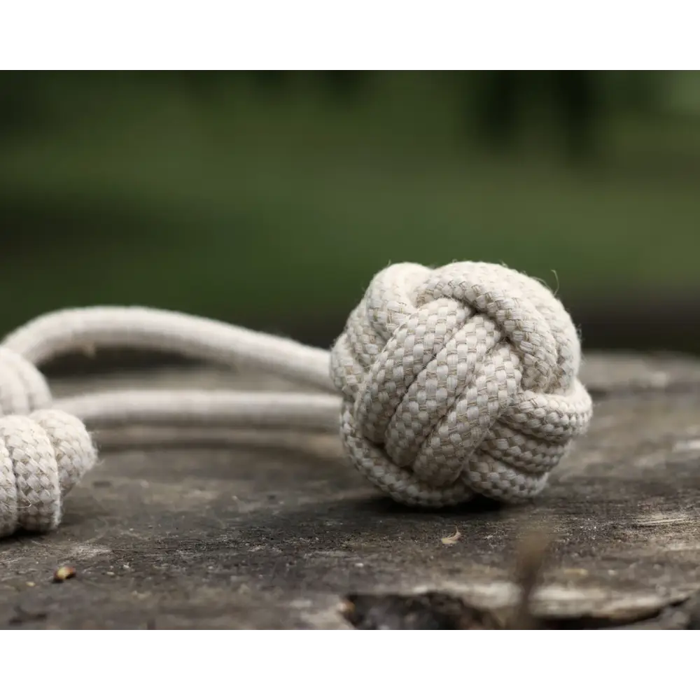 Eco-Friendly Hemp Hand Pull Ball | Natural pet toys