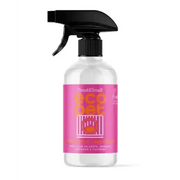 Ecopet small animal cage cleaner spray bottle with black nozzle and pink label