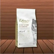 Eden 80/20 Country Cuisine Game With Lamb dog food bag with wolf illustration