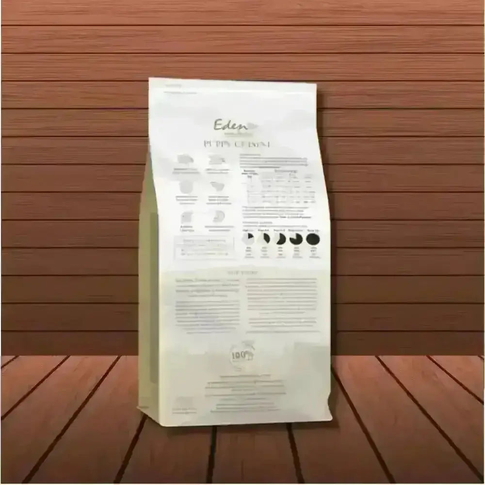 Eden 80/20 Puppy Cuisine bag with tempting turkey flavor