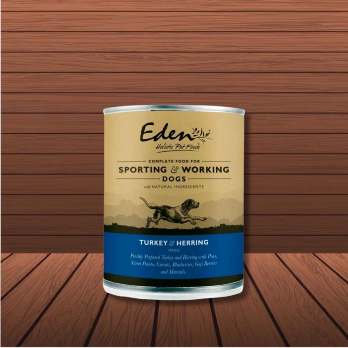 Eden Wet Food for Working and Sporting Dogs: Turkey and Herring
