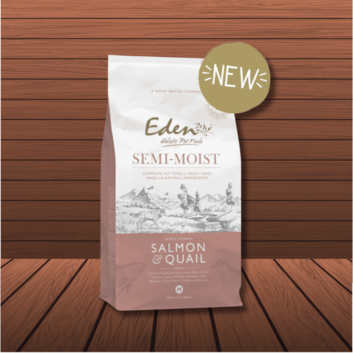 Eden Natural Dog Food Semi-Moist Salmon and Quail