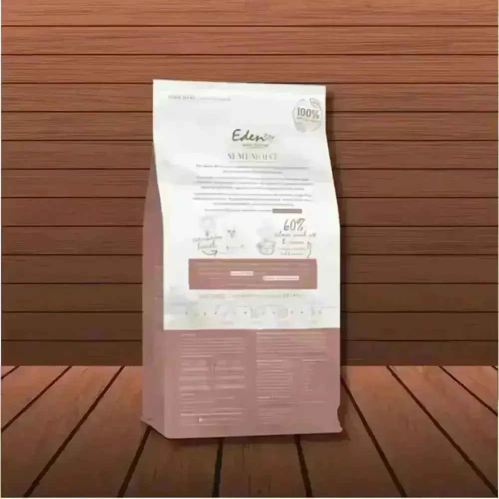 Eden’s Memory Cat Food Bag for Semi-Moist Salmon and Quail with amino acids hydrate
