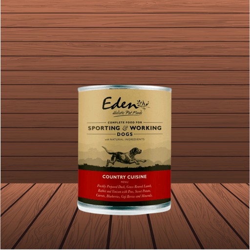 Eden Natural Wet Food for Working and Sporting Dogs: Country Cuisine
