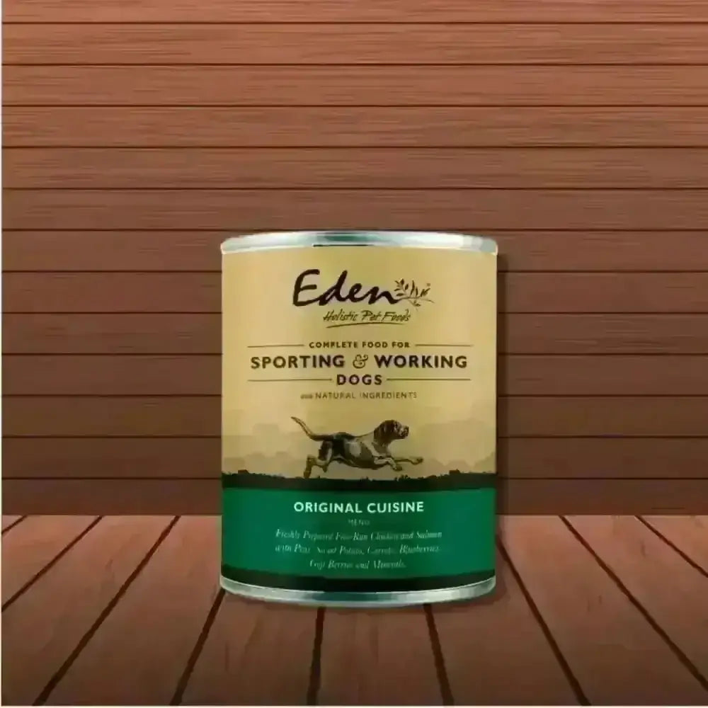 Eden wet food for working and sporting dogs with free run chicken