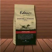 Eden Working Dog Country Cuisine 15kg bag featuring freshly prepared dog food with amino acids