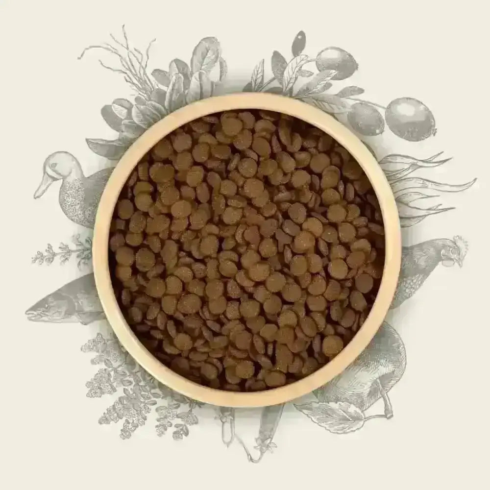 Eden Working Dog Original Cuisine 15kg brown bowl with kibble and amino acids