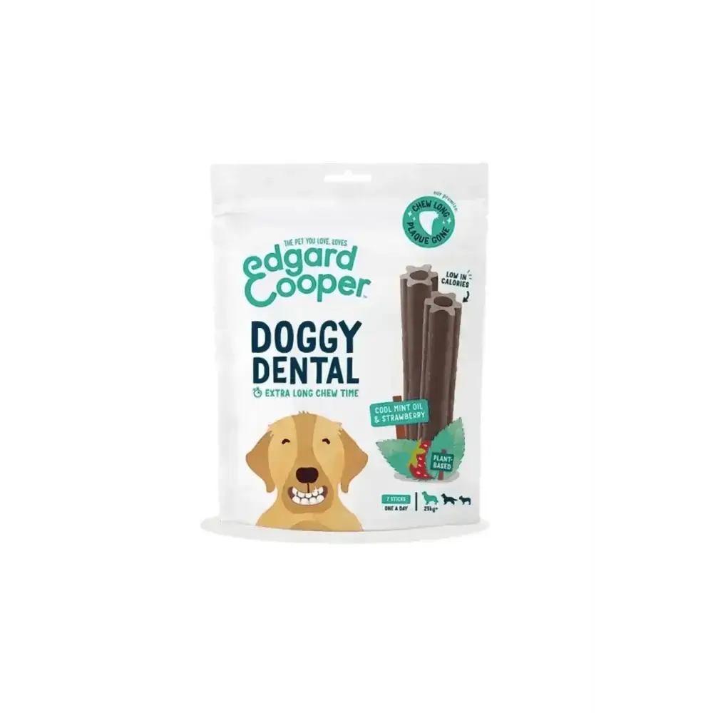 Edgard & Cooper grain free mint sticks dental chew for dogs