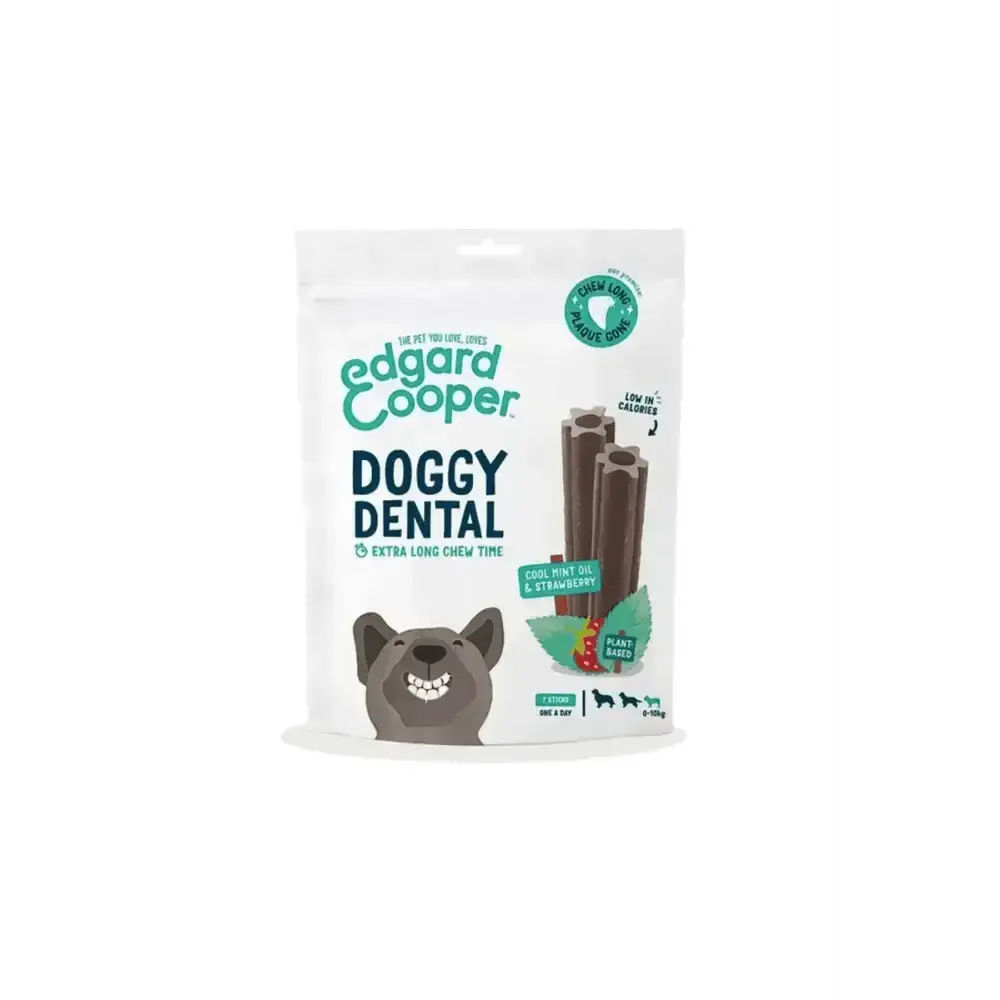 Edgard & Cooper grain free mint sticks for dog dental care