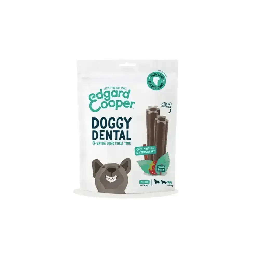 Edgard & Cooper grain free mint sticks for dog dental care