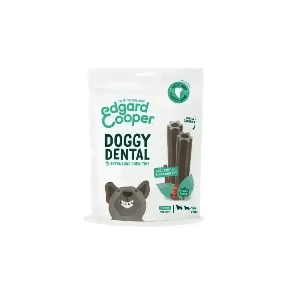 Edgard & Cooper grain free mint sticks for dog dental care