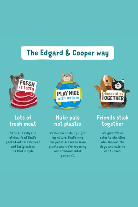 Edgard & Cooper Strawberry & Mint Sticks for dogs | Vegetable chews for dogs