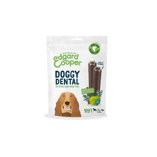 Edgard & Cooper Apple & Eucalyptus Dental Sticks | Vegetable Chews for Dogs
