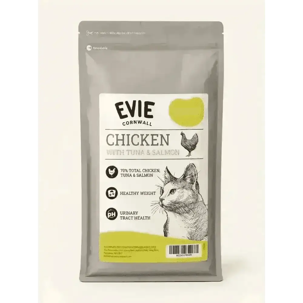 Evie Adult Chicken Tuna & Salmon - Cat Food - Dry | Natural Pet Shop