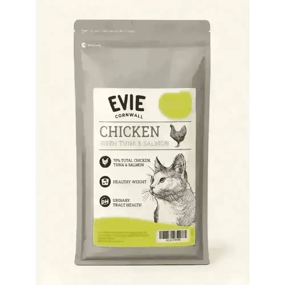 Evie Adult Chicken Tuna & Salmon - Cat Food - Dry | Natural Pet Shop