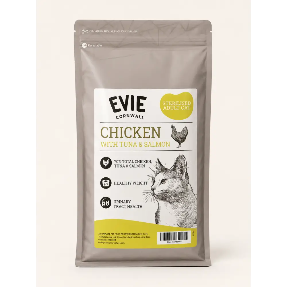 Evie Adult Chicken Tuna & Salmon - Cat Food - Dry | Natural Pet Shop