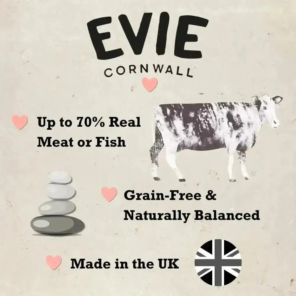 Evie Natural Dry Cat Food Salmon with Whitefish for healthy weight and freshly prepared nutrition