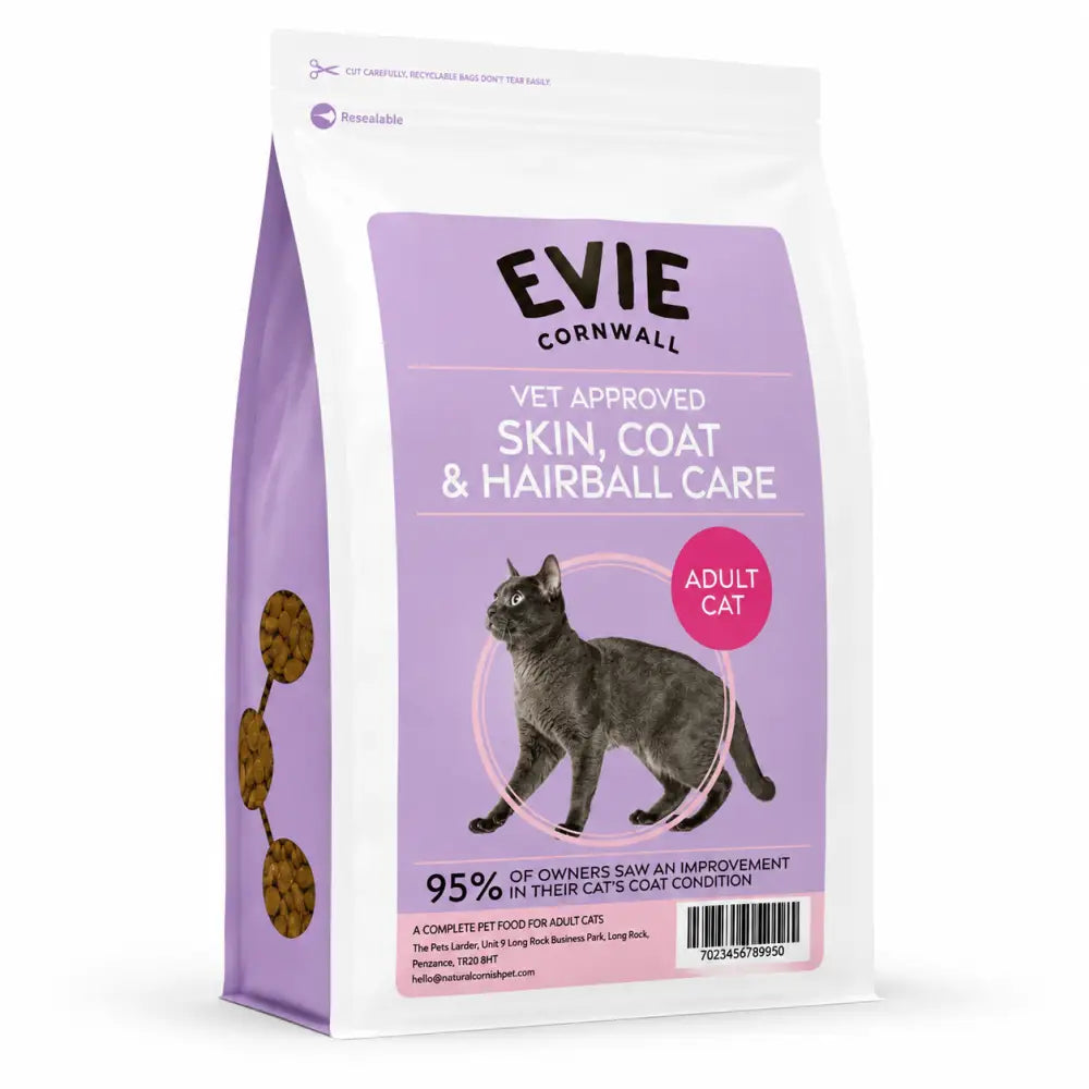 Evie Skin Coat & Hairball Care - Cat Food - Dry | Natural Pet Shop